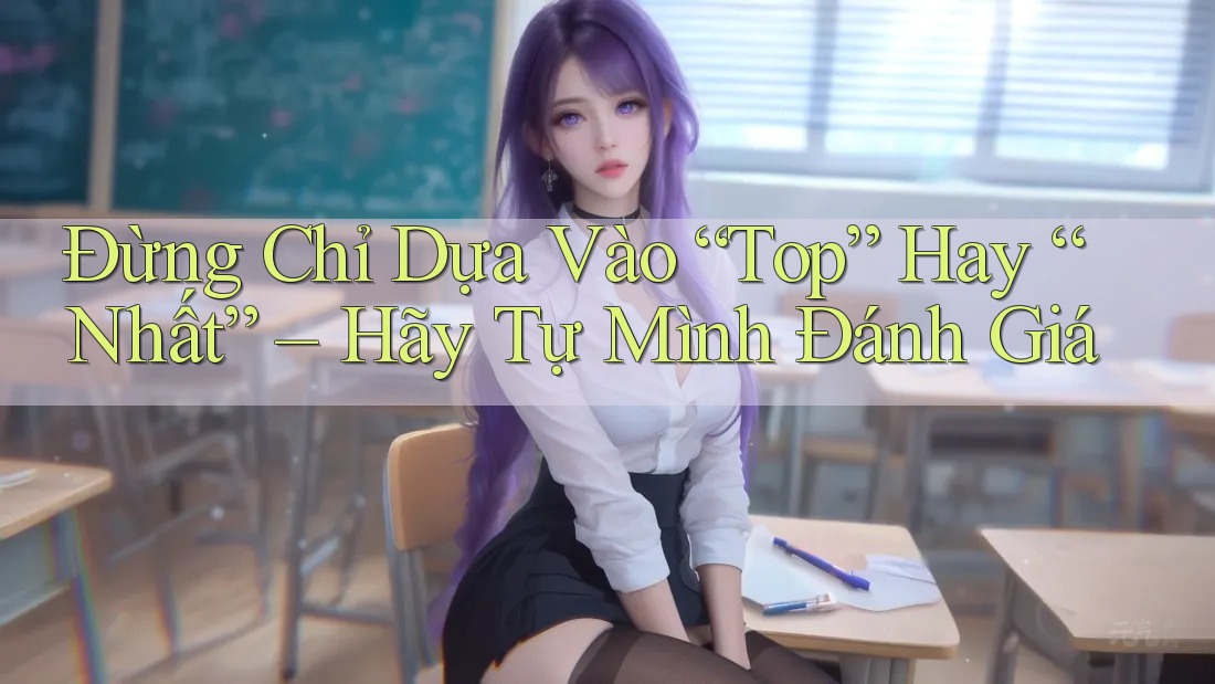 Đừng Chỉ Dựa Vào “Top” Hay “Nhất” – Hãy Tự Mình Đánh Giá