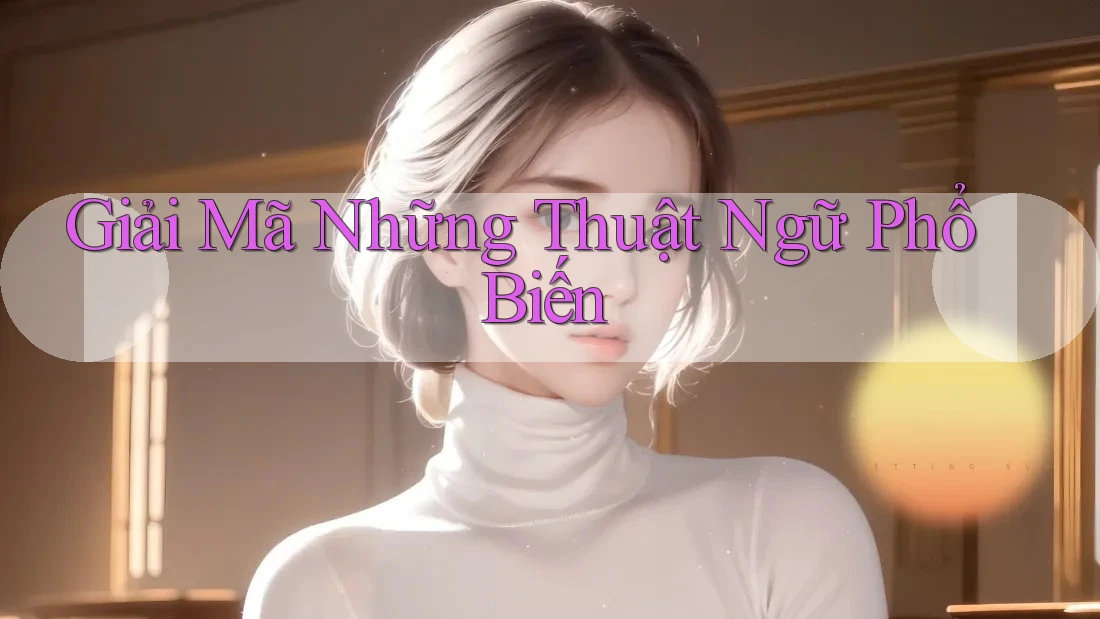 Giải mã những thuật ngữ phổ biến