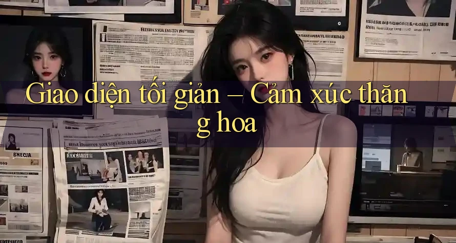 Giao diện tối giản – Cảm xúc thăng hoa Giao diện tối giản – Cảm xúc thăng hoa