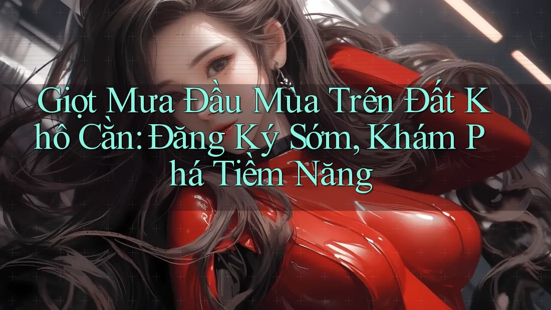 Giọt Mưa Đầu Mùa Trên Đất Khô Cằn: Đăng Ký Sớm, Khám Phá Tiềm Năng