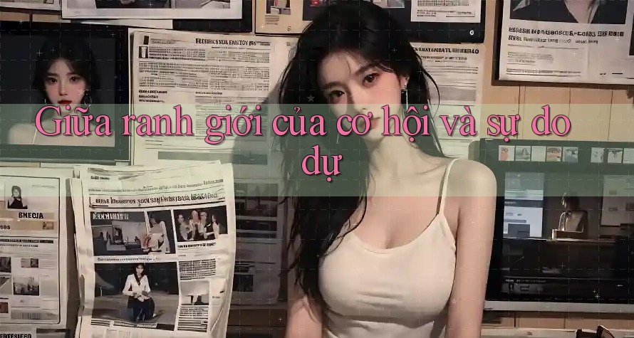Giữa ranh giới của cơ hội và sự do dự Giữa ranh giới của cơ hội và sự do dự