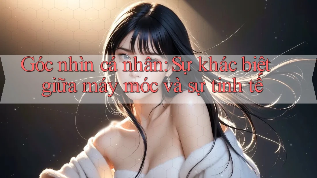 Góc nhìn cá nhân: Sự khác biệt giữa máy móc và sự tinh tế