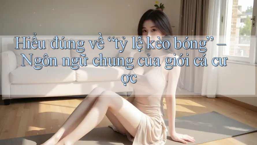 Hiểu đúng về “tỷ lệ kèo bóng” – Ngôn ngữ chung của giới cá cược Hiểu đúng về “tỷ lệ kèo bóng” – Ngôn ngữ chung của giới cá cược