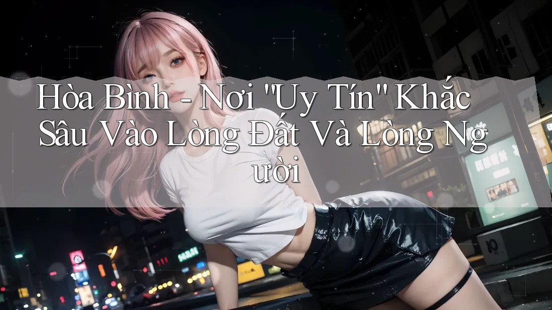 Hòa Bình - Nơi “Uy Tín” Khắc Sâu Vào Lòng Đất Và Lòng Người