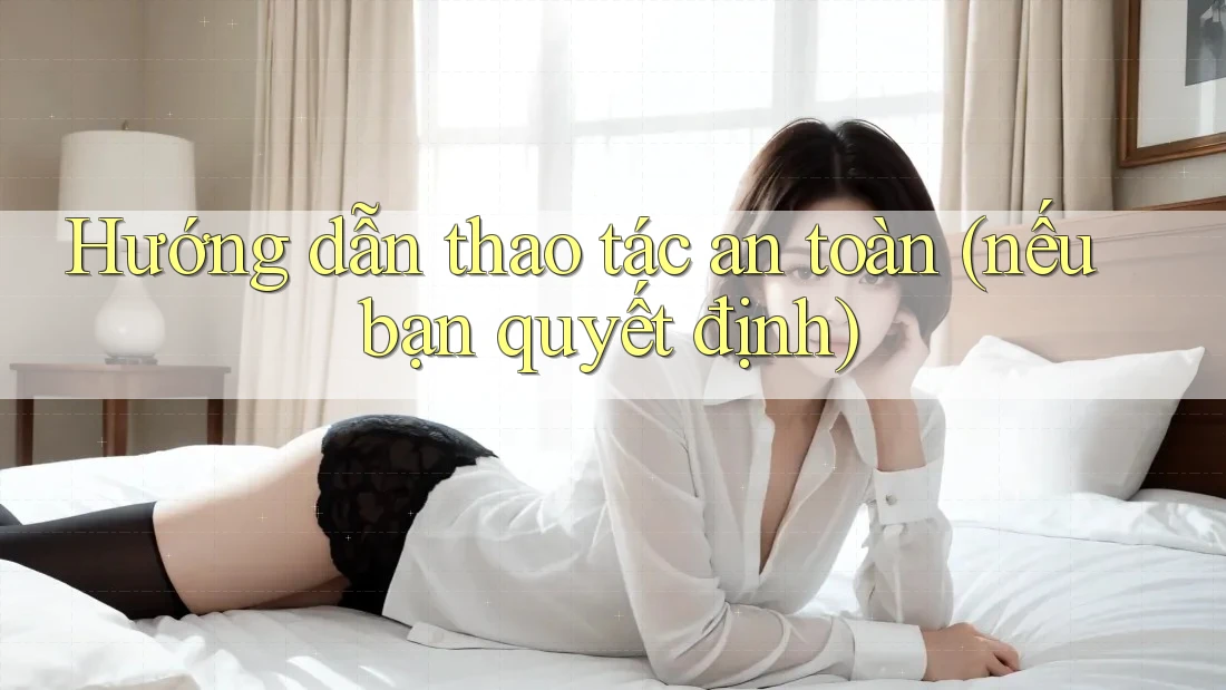 Hướng dẫn thao tác an toàn (nếu bạn quyết định)