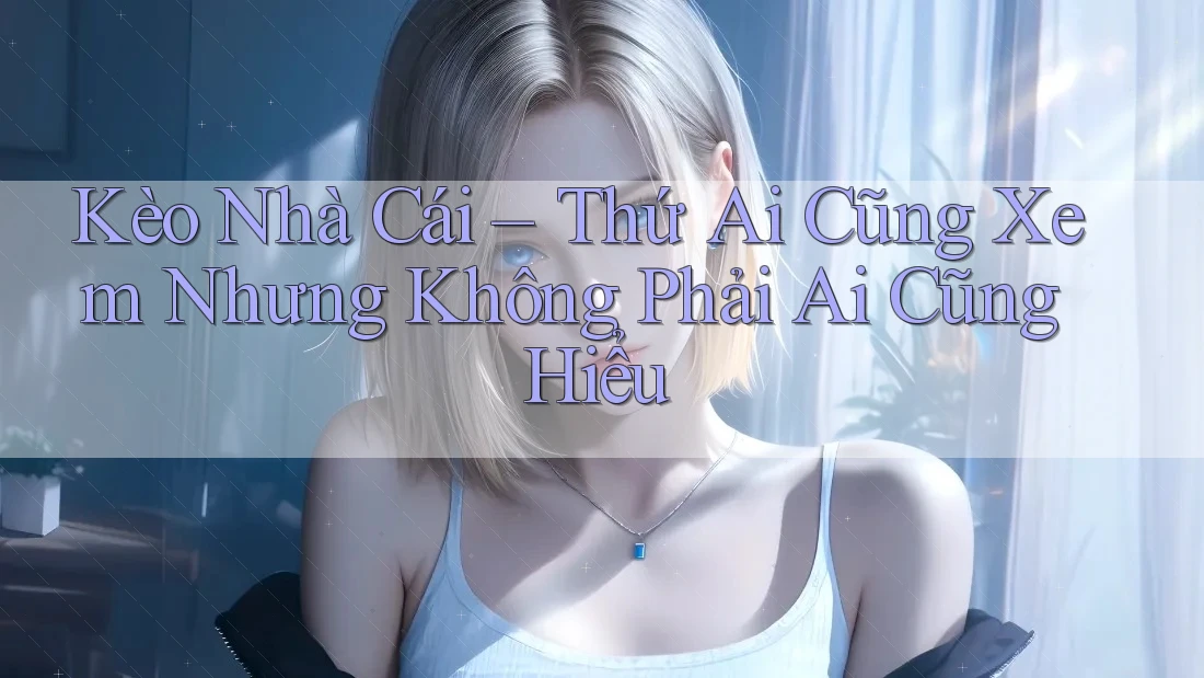 Kèo Nhà Cái – Thứ Ai Cũng Xem Nhưng Không Phải Ai Cũng Hiểu Kèo Nhà Cái – Thứ Ai Cũng Xem Nhưng Không Phải Ai Cũng Hiểu