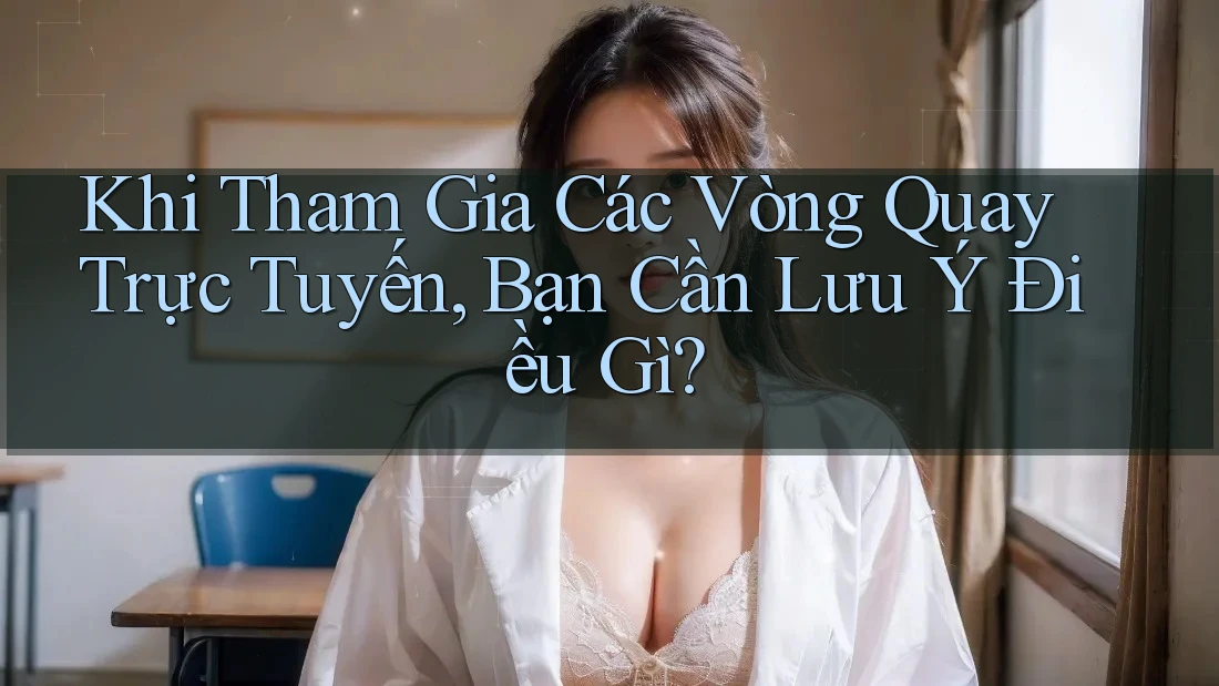 Khi Tham Gia Các Vòng Quay Trực Tuyến, Bạn Cần Lưu Ý Điều Gì?