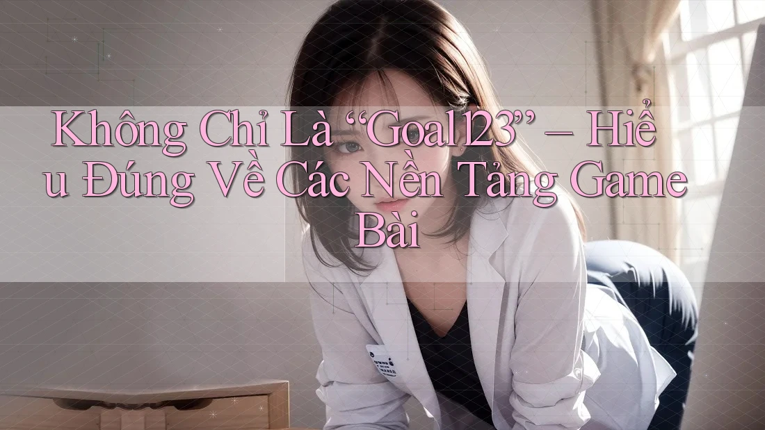 Không Chỉ Là “Goal123” – Hiểu Đúng Về Các Nền Tảng Game Bài