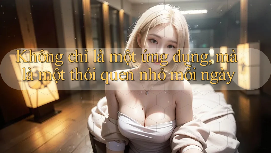 Không chỉ là một ứng dụng, mà là một thói quen nhỏ mỗi ngày