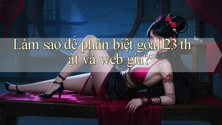 Làm sao để phân biệt goal123 thật và web giả?