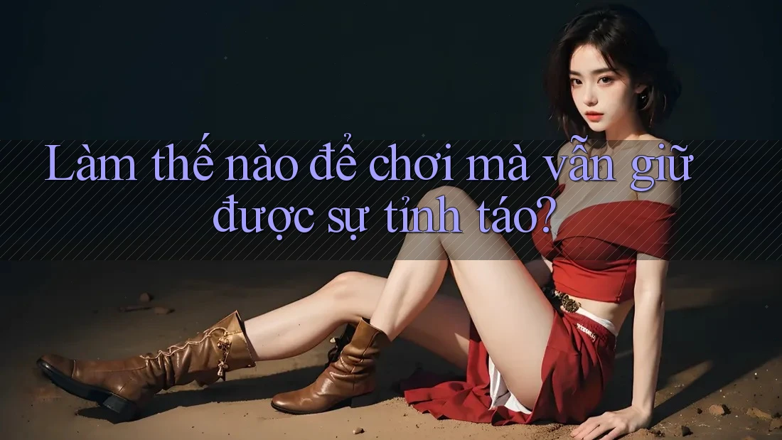 Làm thế nào để chơi mà vẫn giữ được sự tỉnh táo?