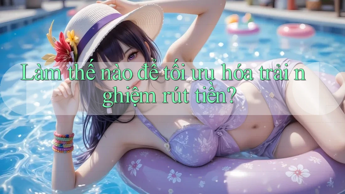 Làm thế nào để tối ưu hóa trải nghiệm rút tiền?