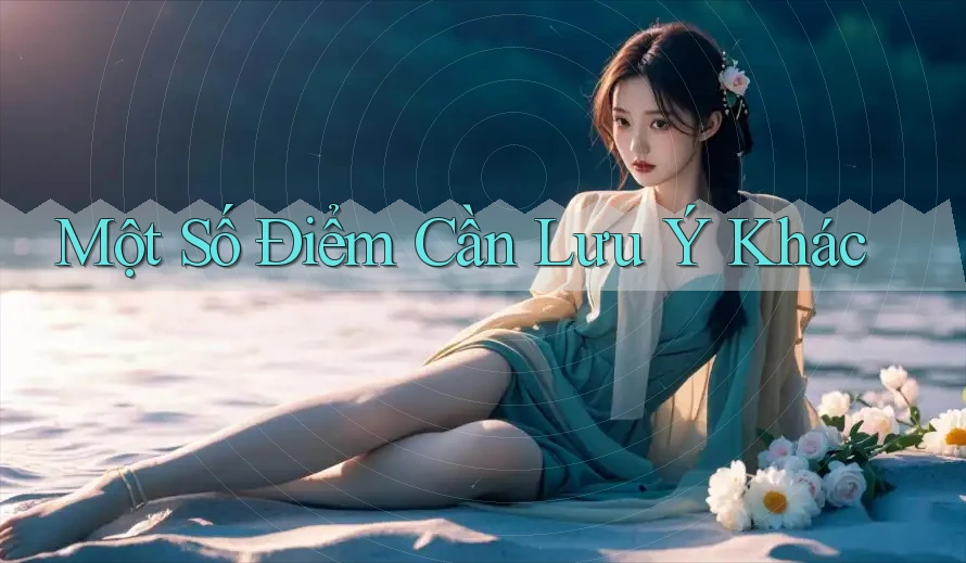 Một Số Điểm Cần Lưu Ý Khác Một Số Điểm Cần Lưu Ý Khác