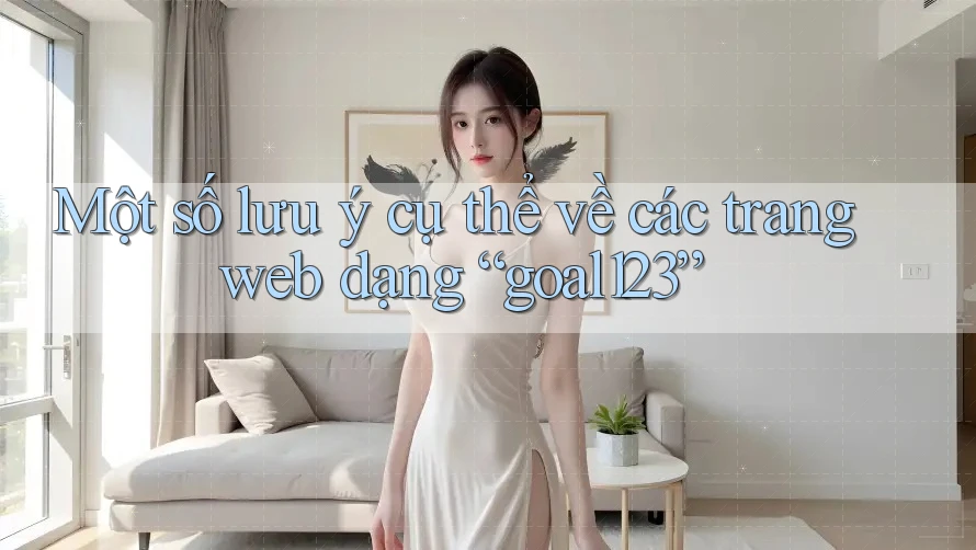Một số lưu ý cụ thể về các trang web dạng “goal123”