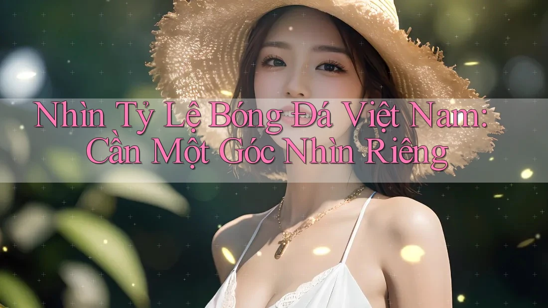 Nhìn Tỷ Lệ Bóng Đá Việt Nam: Cần Một Góc Nhìn Riêng Nhìn Tỷ Lệ Bóng Đá Việt Nam: Cần Một Góc Nhìn Riêng