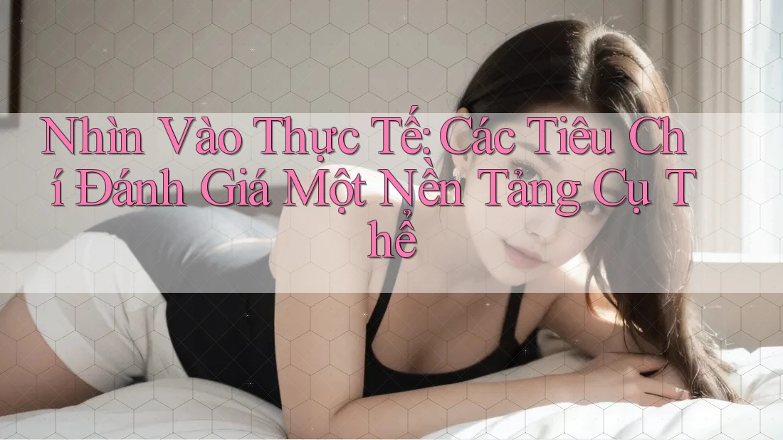 Nhìn Vào Thực Tế: Các Tiêu Chí Đánh Giá Một Nền Tảng Cụ Thể