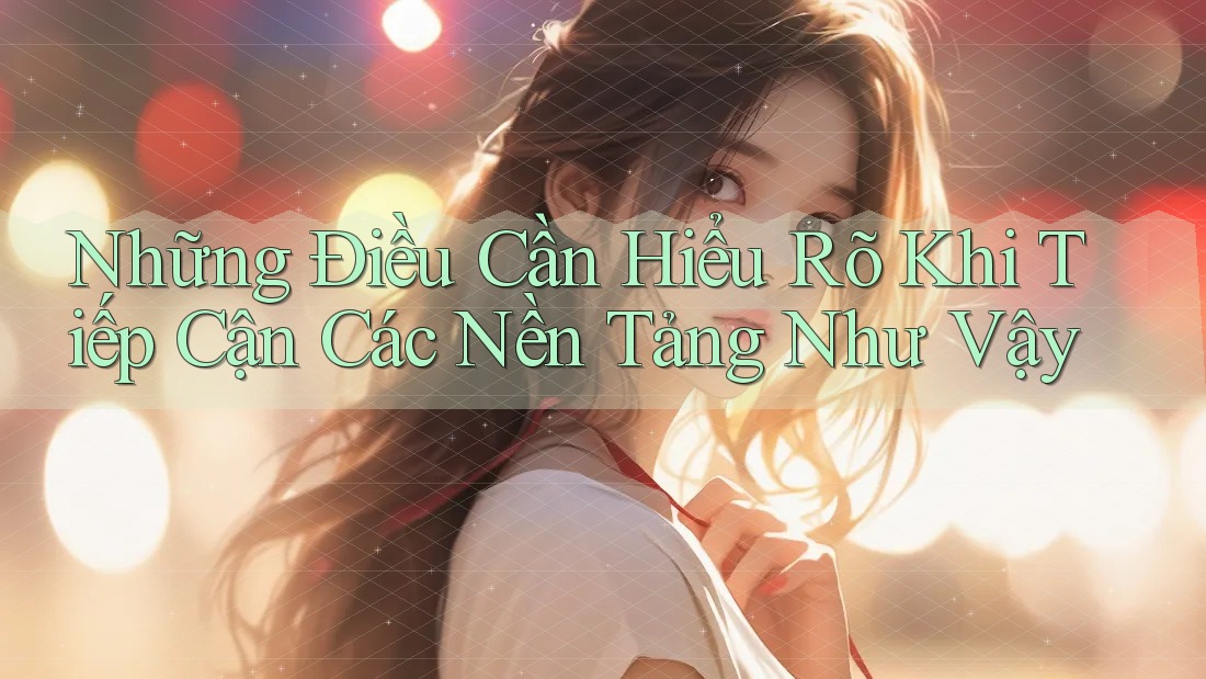 Những Điều Cần Hiểu Rõ Khi Tiếp Cận Các Nền Tảng Như Vậy