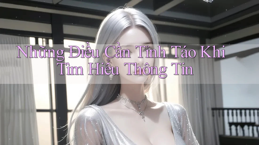 Những Điều Cần Tỉnh Táo Khi Tìm Hiểu Thông Tin Những Điều Cần Tỉnh Táo Khi Tìm Hiểu Thông Tin