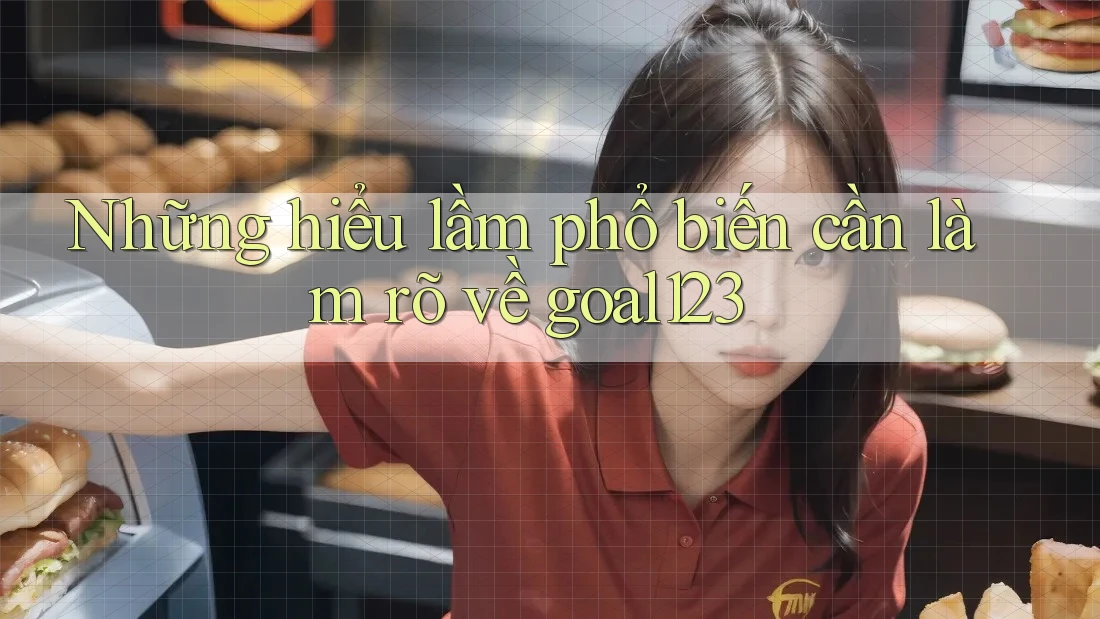 Những hiểu lầm phổ biến cần làm rõ về goal123