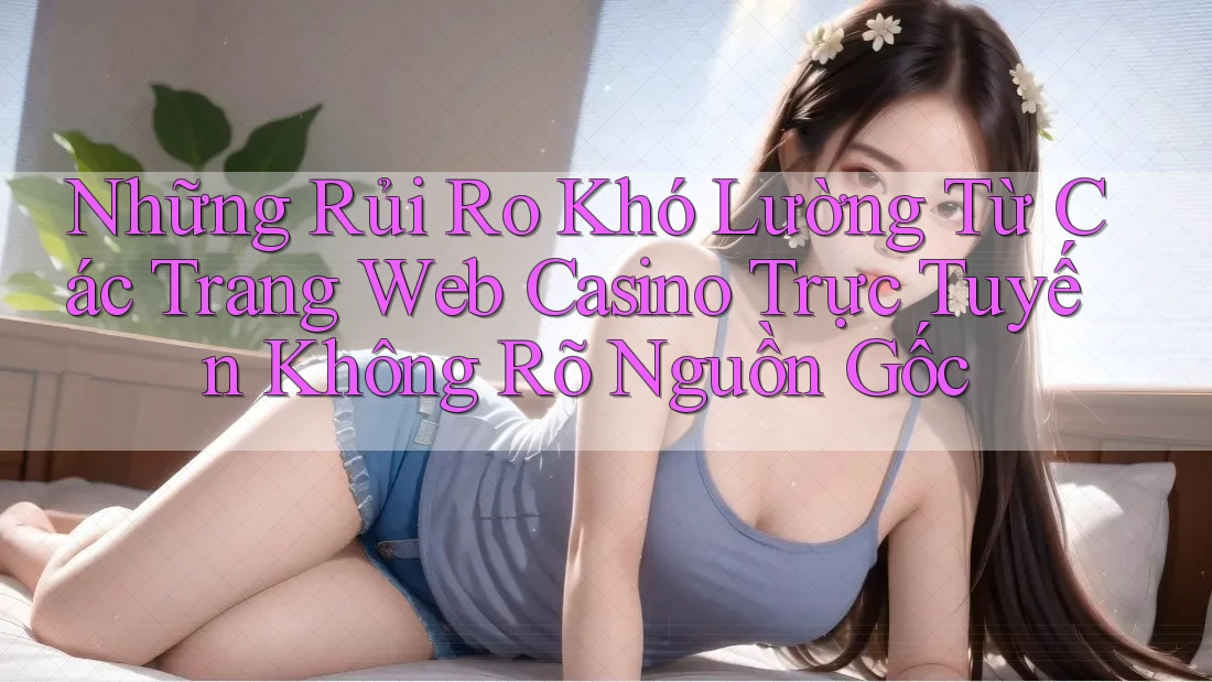 Những Rủi Ro Khó Lường Từ Các Trang Web Casino Trực Tuyến Không Rõ Nguồn Gốc Những Rủi Ro Khó Lường Từ Các Trang Web Casino Trực Tuyến Không Rõ Nguồn Gốc
