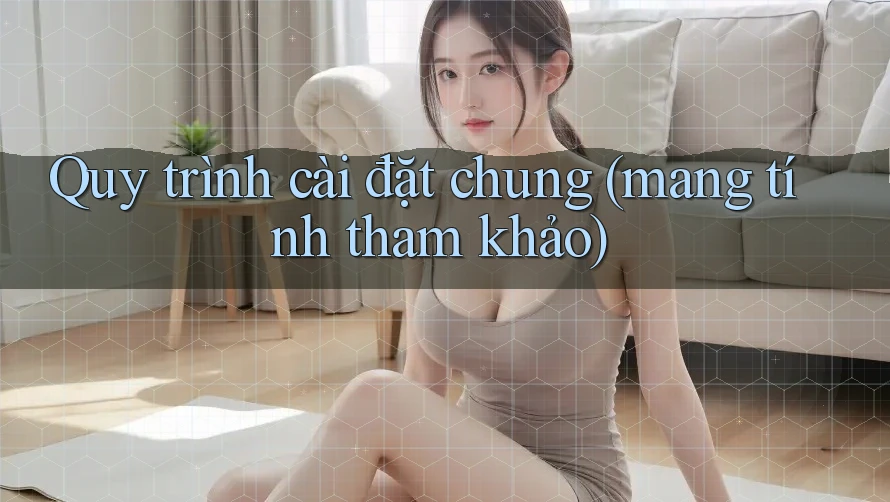 Quy trình cài đặt chung (mang tính tham khảo)