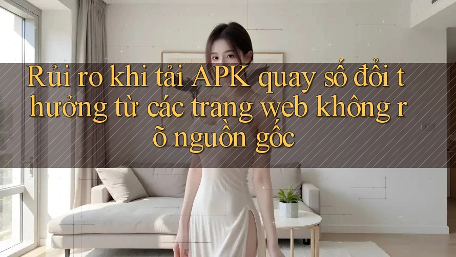 Rủi ro khi tải APK quay số đổi thưởng từ các trang web không rõ nguồn gốc Rủi ro khi tải APK quay số đổi thưởng từ các trang web không rõ nguồn gốc
