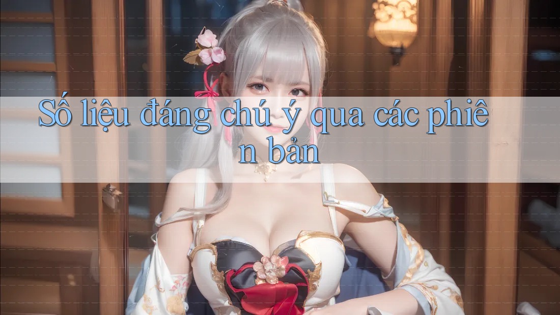 Số liệu đáng chú ý qua các phiên bản