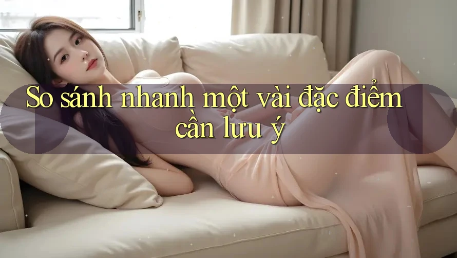 So sánh nhanh một vài đặc điểm cần lưu ý