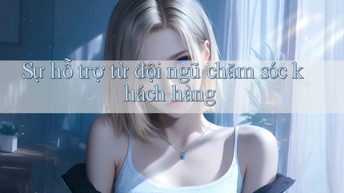 Sự hỗ trợ từ đội ngũ chăm sóc khách hàng Sự hỗ trợ từ đội ngũ chăm sóc khách hàng