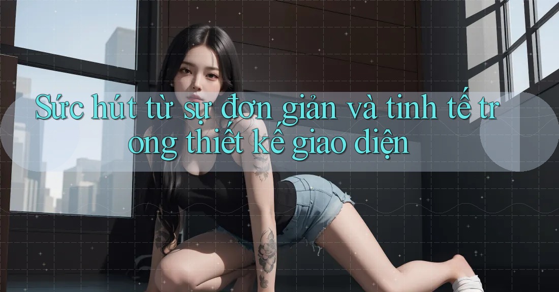 Sức hút từ sự đơn giản và tinh tế trong thiết kế giao diện Sức hút từ sự đơn giản và tinh tế trong thiết kế giao diện
