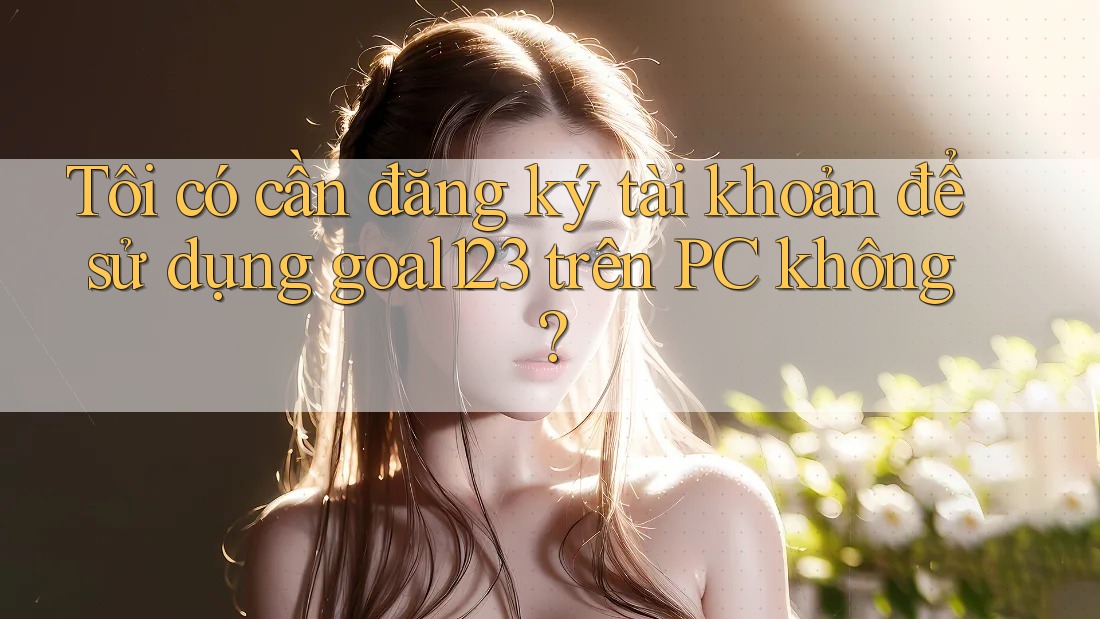 Tôi có cần đăng ký tài khoản để sử dụng goal123 trên PC không? Tôi có cần đăng ký tài khoản để sử dụng goal123 trên PC không?