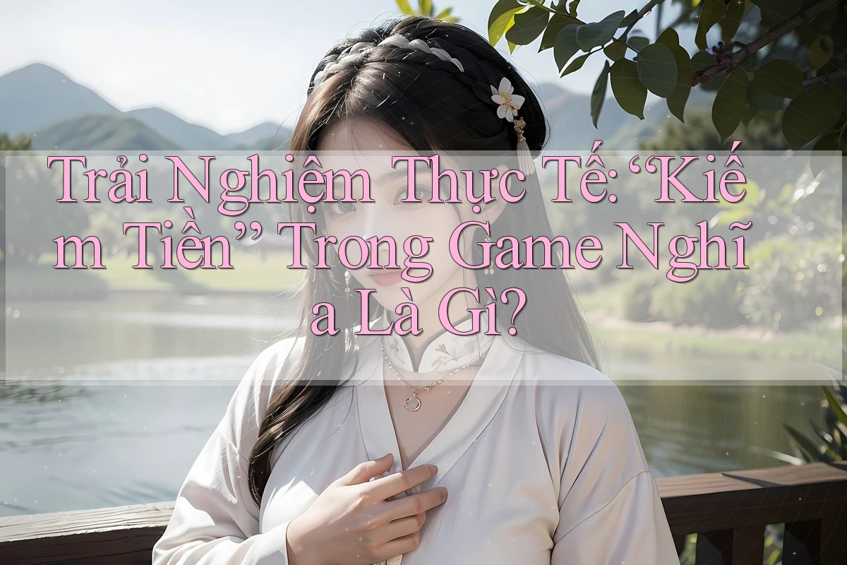 Trải Nghiệm Thực Tế: “Kiếm Tiền” Trong Game Nghĩa Là Gì?
