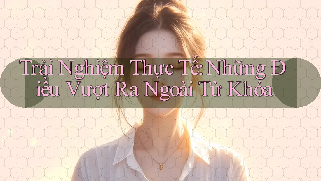 Trải Nghiệm Thực Tế: Những Điều Vượt Ra Ngoài Từ Khóa Trải Nghiệm Thực Tế: Những Điều Vượt Ra Ngoài Từ Khóa