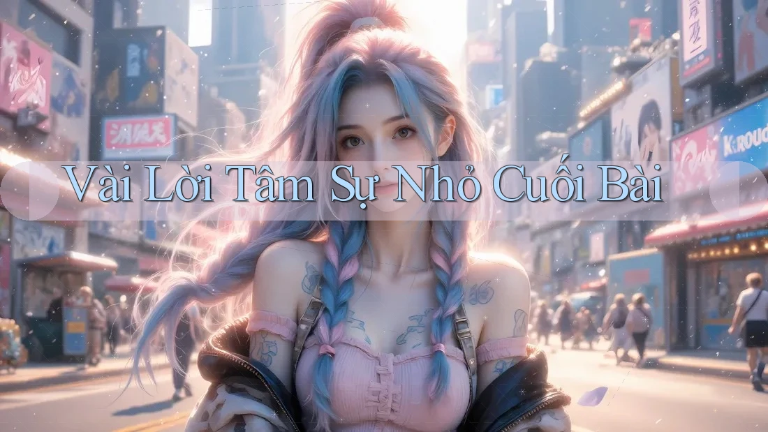 Vài Lời Tâm Sự Nhỏ Cuối Bài