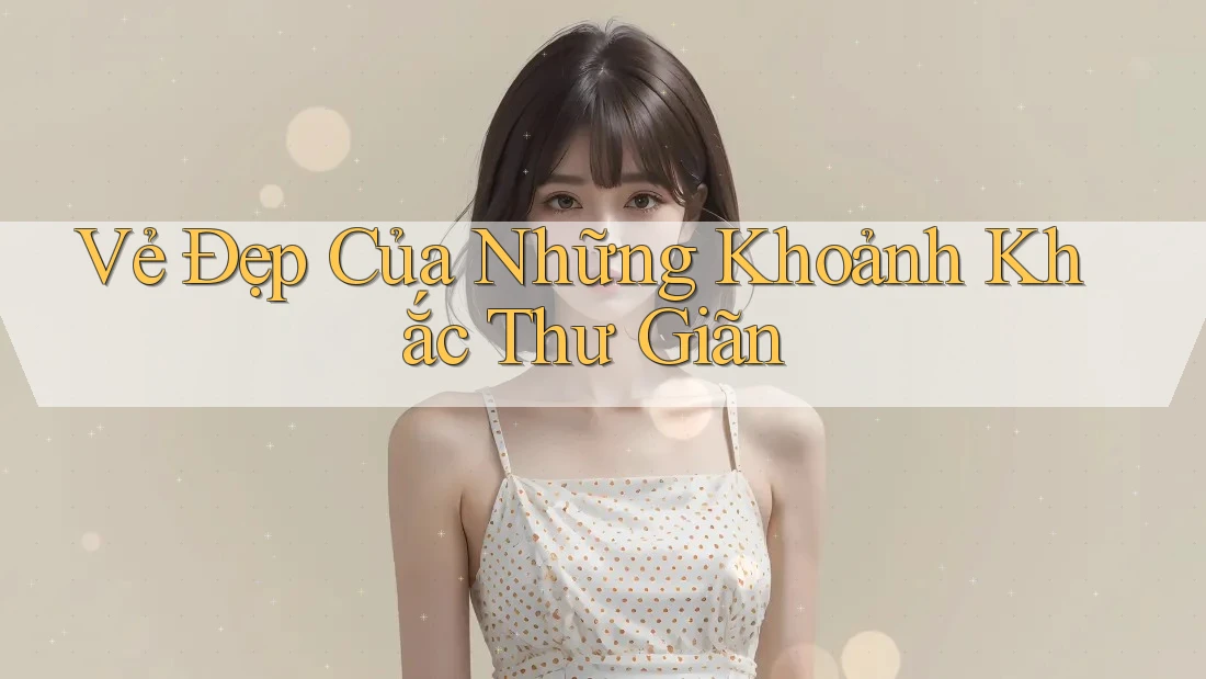 Vẻ Đẹp Của Những Khoảnh Khắc Thư Giãn Vẻ Đẹp Của Những Khoảnh Khắc Thư Giãn